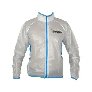 HAVEN Cyklistická větruodolná bunda - RAINSHIELD - modrá/bílá L