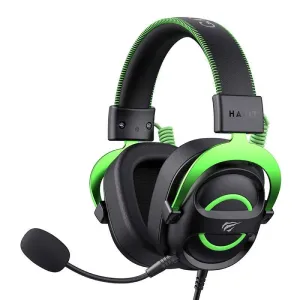 Herní sluchátka Havit H2002E (černá a zelená)