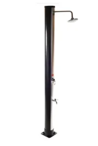 HAWAJ Sprcha solární UNO 38l s dlouhou hlavicí, černo-stříbrná