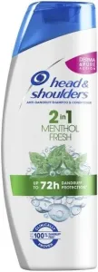Head and Shoulders Šampon proti lupům 2 v 1 Menthol Fresh (Anti-Dandruff Shampoo) 360 ml