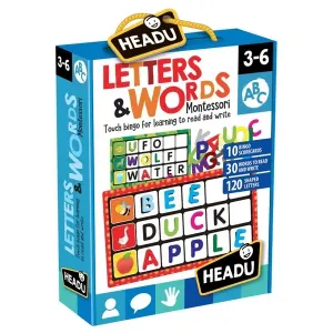 HEADU: Montessori - Bingo - Písmena a slova