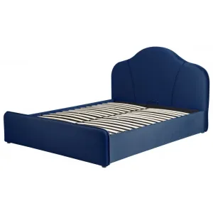 Hector Čalouněná postel Helmer 160x200 tmavě modrá #4078715