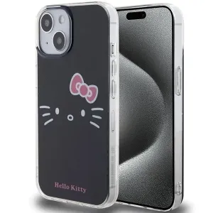 Pouzdro Hello Kitty IML Kitty Face pro iPhone 15 - černé