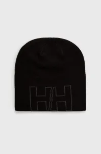 Čepice Helly Hansen černá barva, z tenké pleteniny #1126275