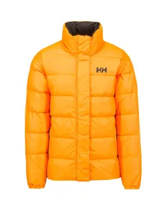 Oboustranná péřová bunda Helly Hansen pánská, oranžová barva, 53890-325 #1589696