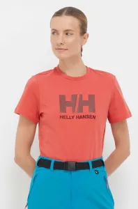 Bavlněné tričko Helly Hansen bílá barva, 34112-001 #5547841