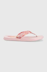 Žabky Helly Hansen dámské, růžová barva, na plochém podpatku #2019708