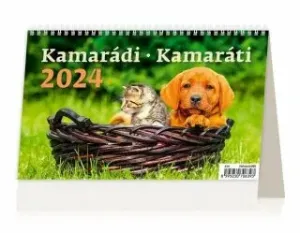Kalendář stolní 2024 - Kamarádi/Kamaráti