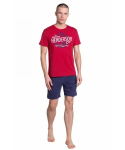 Henderson Lars 38869-33X Pánské pyžamo, XXL, Červeně-Modrá