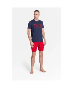 Henderson Oxford 38285-59X Pánské pyžamo, XXL, Modro-červená