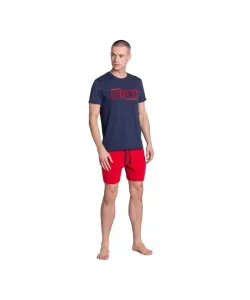 Henderson Oxford 38285-59X Pánské pyžamo, L, Modro-červená