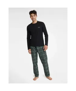 Henderson Usher 40946-99X černé Pánské pyžamo, L, černá