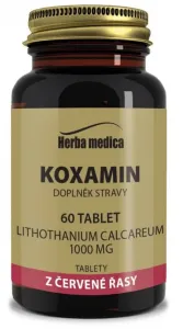 HerbaMedica Koxamin 62g - kosti klouby, přírodní vápník 60 tablet