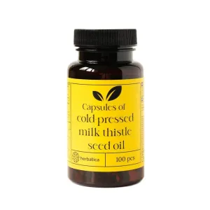 Olej ze semen ostropestřce mariánského v kapslích - 100 kapslí - Herbatica