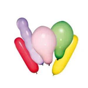 Balónky 100ks mix barev a tvarů