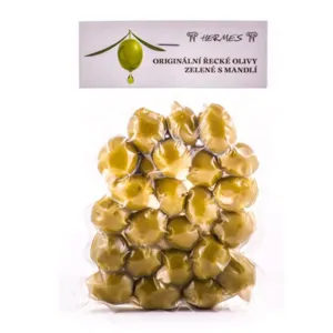 Hermes Zelené olivy s mandlí 150 g