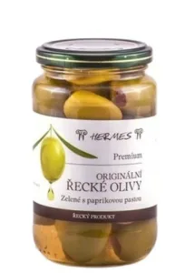 Hermes Zelené olivy s papričkou 190 g #1157710