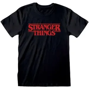 Stranger Things - Logo Black - tričko