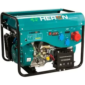 HERON elektrocentrála benzínová a plynová (LPG/NG) 13HP/5,5kW (400V), 8896319