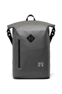 Batoh Herschel Roll Top Backpack šedá barva, velký, hladký