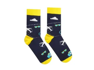 Veselé ponožky Cestovatel #602942