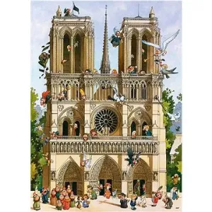 HEYE Puzzle Cartoon Classics: Ať žije Notre Dame 1000 dílků