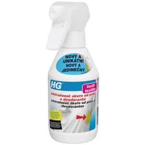 HG Odstraňovač skvrn od potu a deodorantů 250 ml