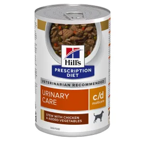Hill's Prescription Diet. 12 x 354 g - 10 + 2  zdarma - c/d Multicare Urinary Care Chicken 12 x 354 g