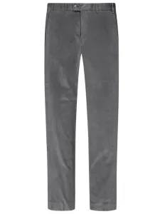 Nadměrná velikost: Hiltl, Manšestrové kalhoty Parma s podílem strečových vláken, regular fit Grey