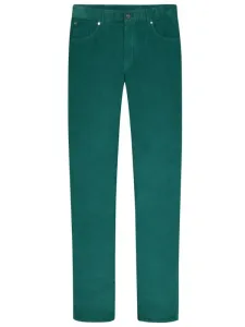 Nadměrná velikost: Hiltl, Manšestrové kalhoty s 5 kapsami a podílem strečových vláken, slim stright fit Světle Zelená