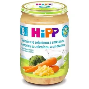 HiPP BIO Těstoviny se zeleninou a smetanou 6× 220 g