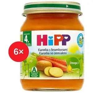 HiPP BIO Karotka s bramborami - 6× 125 g