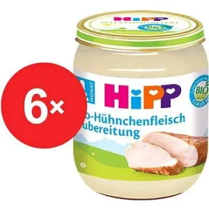 HiPP BIO Kuřecí maso - 6× 125 g