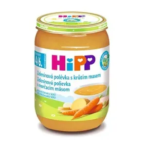 HiPP BIO Zeleninová polévka s krůtím masem - 6× 190 g