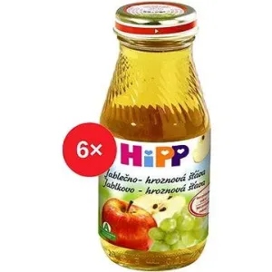 HiPP BIO Jablečno-hroznová šťáva - 6× 200 ml