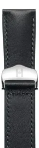Řemínek Hirsch Voyager - černý (bez spony) - 21 mm - M – Střední délka - 18 mm + 5 let záruka, pojištění a dárek ZDARMA