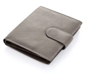 HJP Dámská peněženka kožená Mandala, tmavě šedá