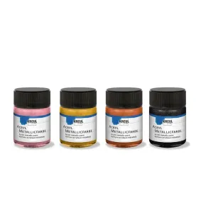 Akrylové barvy KREUL METALLIC 50 ml / různé barvy (akrylová metalická)