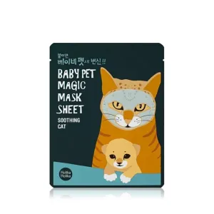 Holika Holika Zklidňující plátýnková maska Baby Pet Magic Soothing Cat (Mask Sheet) 22 ml