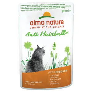 Almo Nature Holistic Anti Hairball - 6 x 70 g s kuřetem