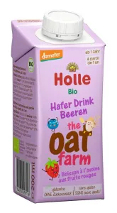HOLLE BIO Nápoj ovesný Oat Farm s lesními plody pro děti od 12. měsíce, 200 ml