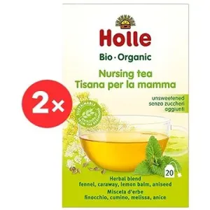 HOLLE Bio Čaj pro kojící maminky 2× 30 g