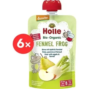 HOLLE Fennel Frog  BIO pyré hruška jablko fenykl 6× 100 g