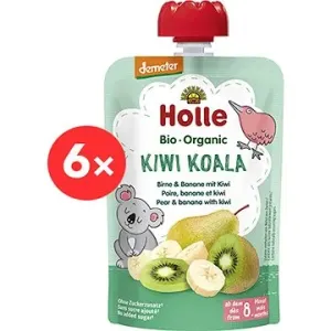 HOLLE Kiwi Koala  BIO hruška banán kiwi 6 × 100 g