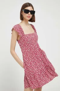 Šaty Hollister Co. červená barva, mini #5967331