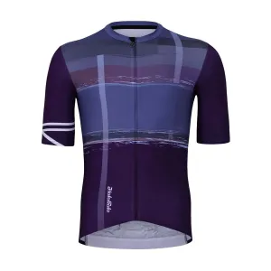 HOLOKOLO Cyklistický dres s krátkým rukávem - EUPHORIC ELITE - fialová 3XL