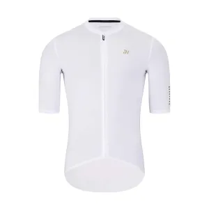 HOLOKOLO Cyklistický dres s krátkým rukávem - VICTORIOUS GOLD - bílá XL