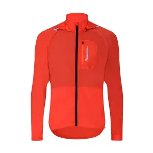 HOLOKOLO Cyklistická větruodolná bunda - WIND/RAIN - červená 4XL #5649952