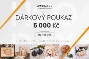HOORAY.cz Dárkový poukaz 5000 Kč
