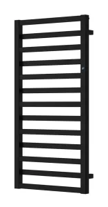 HOPA Koupelnový radiátor POPPY černá barva Barva radiátoru Černá, Rozměr radiátoru 500 × 1630 mm, výkon 682 W, Typ připojení Klasické (na rozteč) RADPPY501631